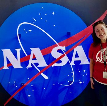 Annie McDonnell with NASA Logo
                  