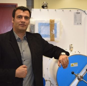 Professor Shahbazian-Yassar and Lab Machine
                  