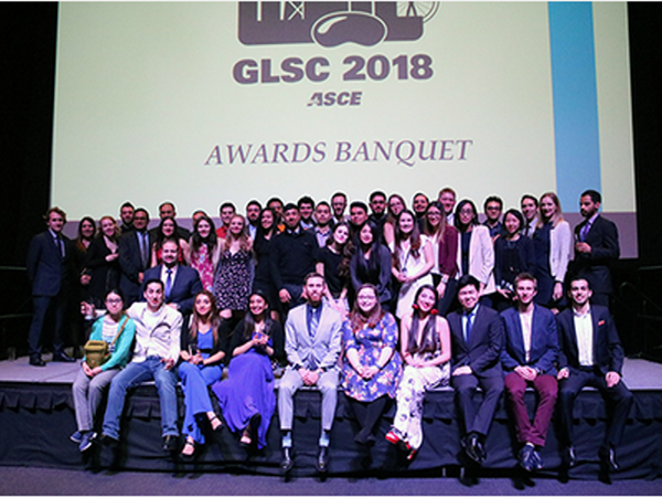 Students at GLSC Awards Banquet
