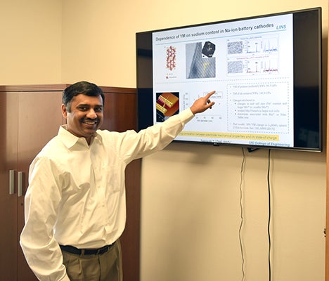 Professor Subramanian Lecturing