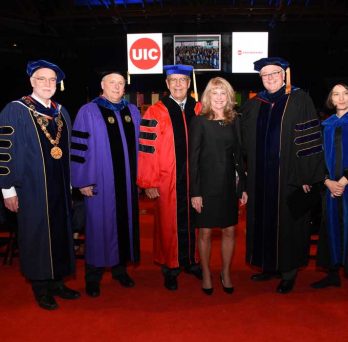 John Major at honorary doctorate award ceremony 