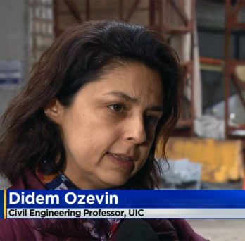 Professor Didem Ozevin talks with CBS 