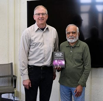  Lecturer Vladimir Goncharoff and Professor Sharad Laxpati  