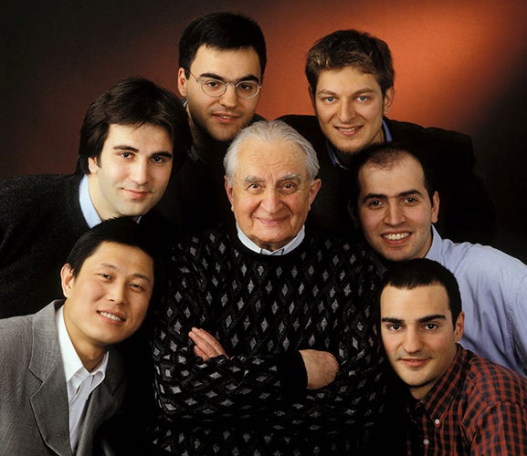 Professor Litvin with Students