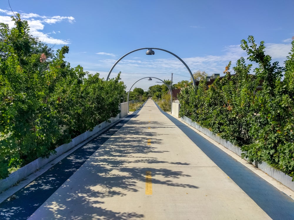 An urban greenway