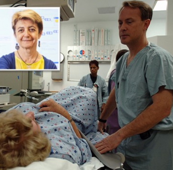Patient and nurses 