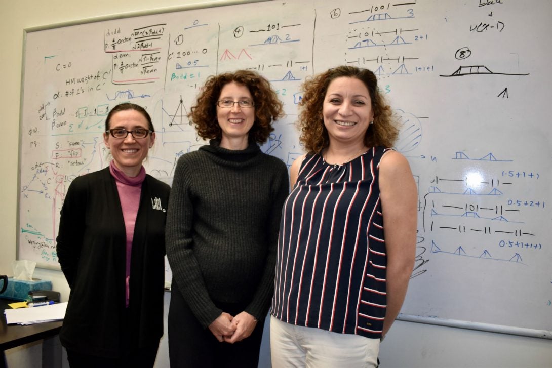 Co-Principal Investigators Daniela Tuninetti, Natasha Devroye, and Besma Smida