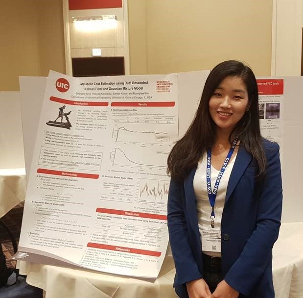 MIE PhD student Seongmi Song won the best poster award at the US-Korea Conference 2019