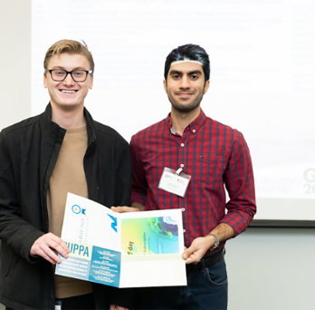 Abolfazl Seyrfar, a student in Civil and Materials Engineering, won the first-place award during the UIC GIS Day 2019 at the College of Urban Planning. 
