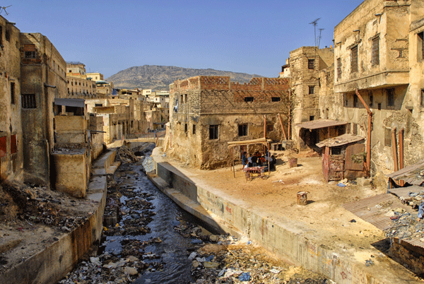 Canal in Morocco