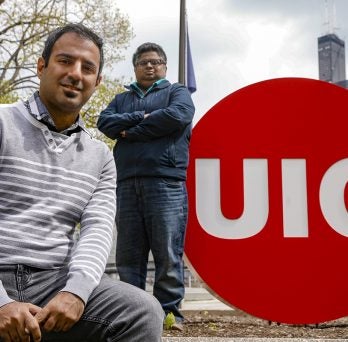 PhD student Navid Saneie, postdoctoral researcher Varun Kulkarni 