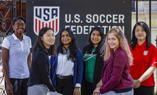 UIC Sprinterns at the U.S. Soccer Federation office