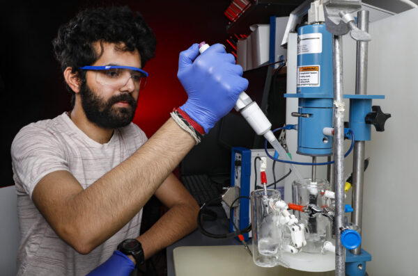 brian chaplin in his lab