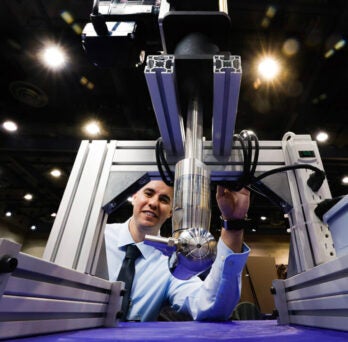 Seniors in the mechanical and industrial engineering department wrapped up two semesters of hard work as they showcased their capstone projects during the annual UIC Engineering Design Expo 
