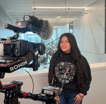 UIC computer science student Brenda Leyva, who appeared on UIC's episode of 