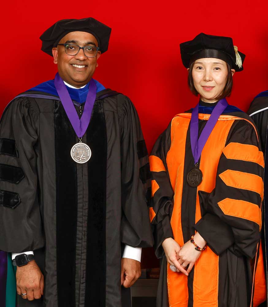 ChE professors Vikas Berry and Ying Liu