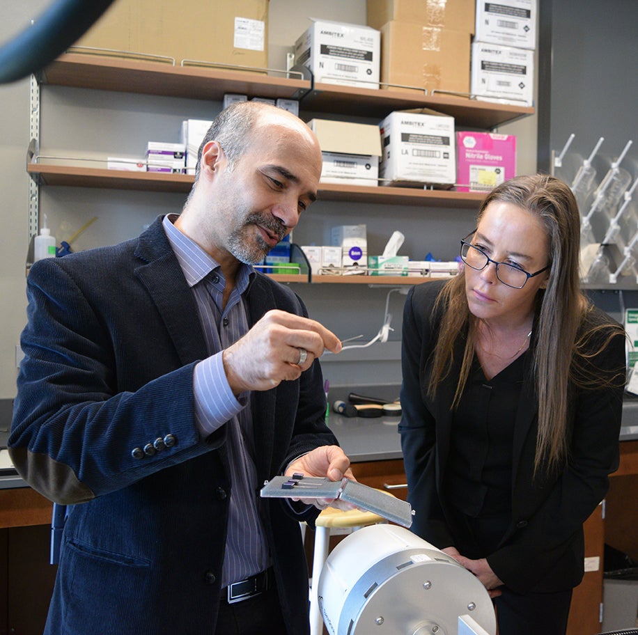 UIC’s Hamed Hatami-Marbini, associate professor and director of graduate studies in mechanical and industrial engineering, talks about his research with Sara McKoy, partner relations director at Eversight