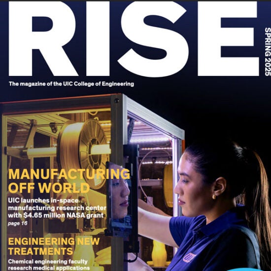 RISE magazine cover, spring 2025